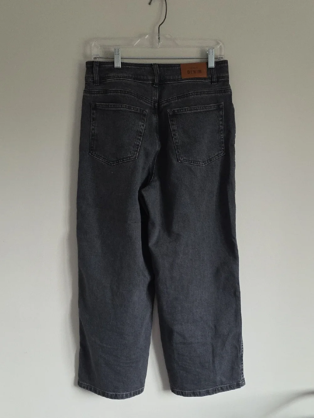 Sezane Black Wide-Leg Flare Jeans - Picture 5 of 9